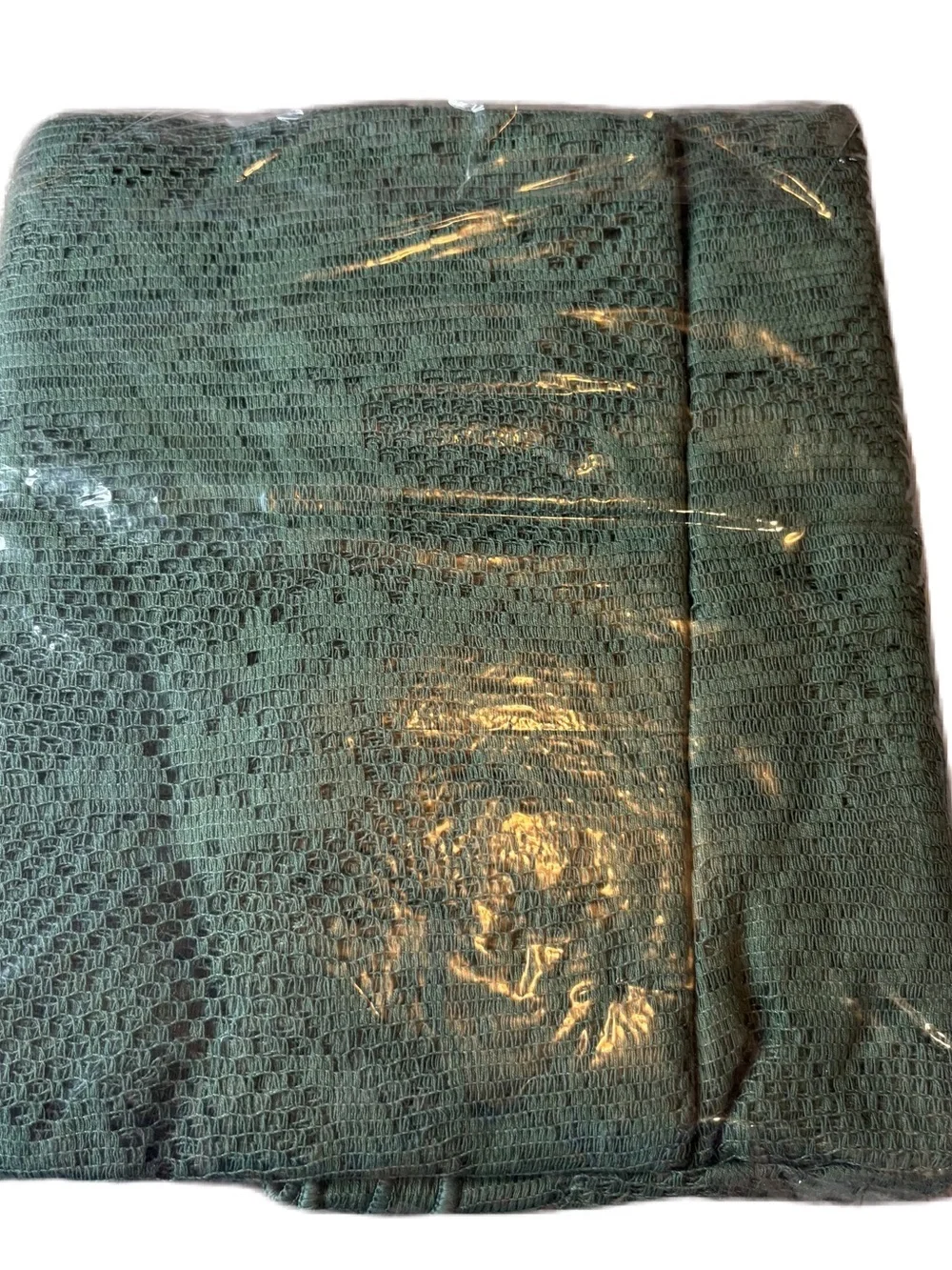 Vintage Nottingham Lace Holiday Tablecloth Noel NEW Green Christmas Holiday
